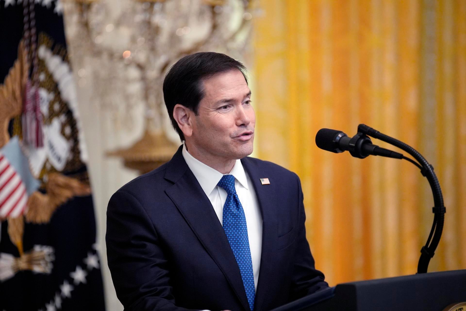 El secretario de Estado de Estados Unidos, Marco Rubio. (EFE/EPA/YURI GRIPAS).