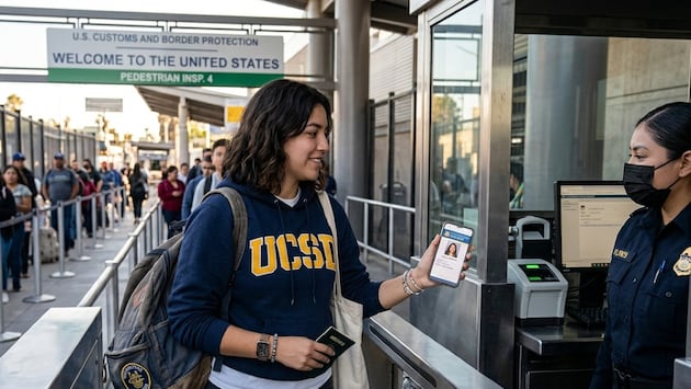 Estudiantes universitarios ya pueden cruzar más rápido la frontera San Diego-Tijuana: estos son los requisitos