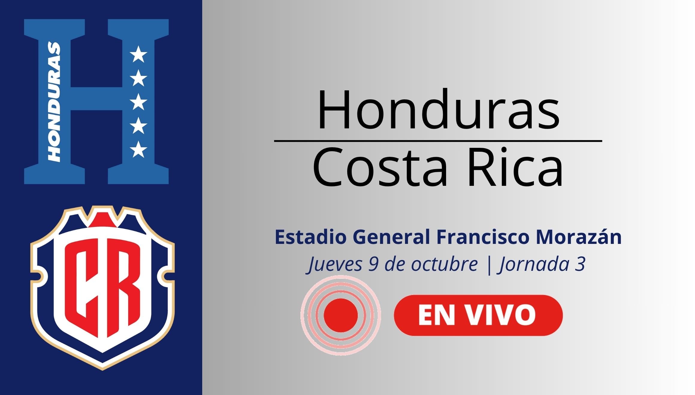 Conoce por qué canal TV y dónde ver online el partido Honduras vs. Costa Rica EN VIVO GRATIS por las Eliminatorias CONCACAF. (Foto: Composición Mix)