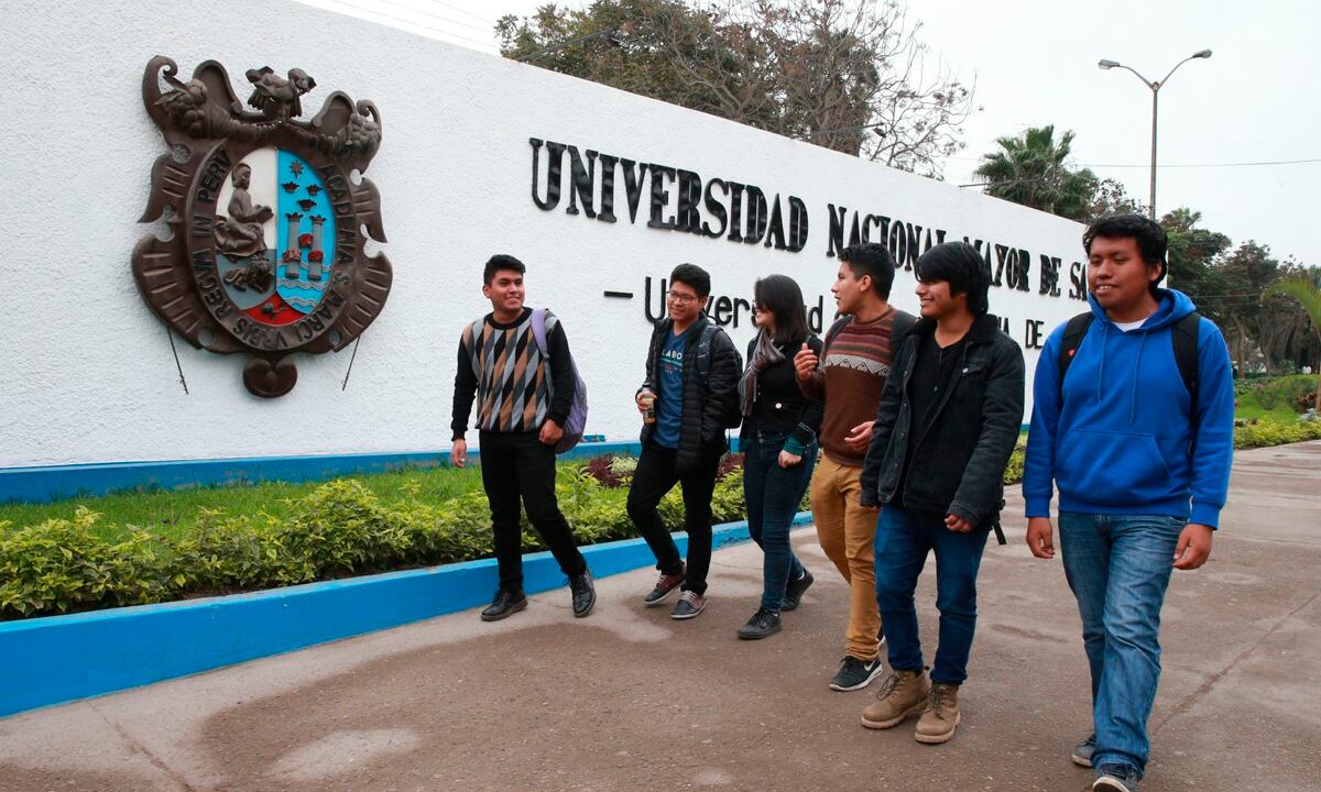 La Sunedu registra nueva carrera en la Universidad Nacional Mayor de San Marcos. (Foto: Andina/Vidal Tarqui)