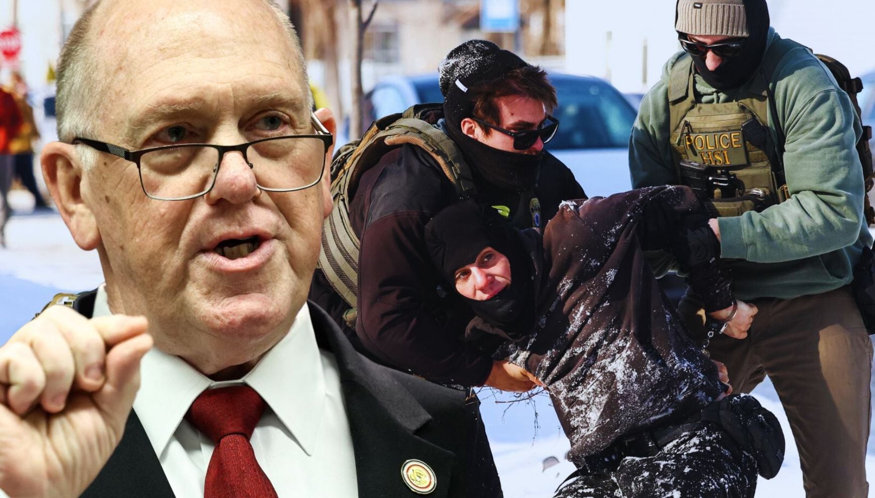 La Operación Metro Surge en Minnesota fue calificada de exitosa por el "zar de la frontera" Tom Homan (Foto: AFP)