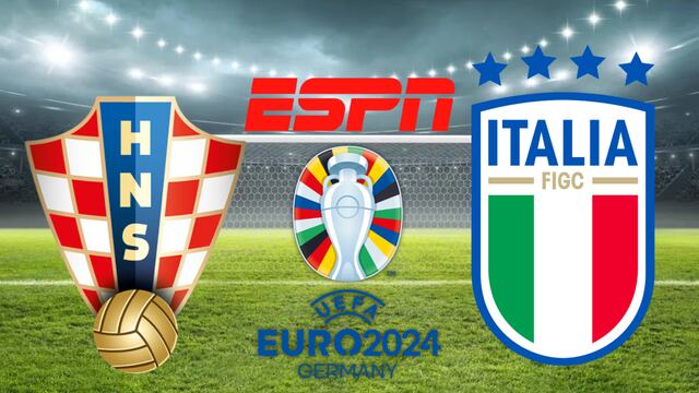 ESPN transmitió el partido Italia vs. Croacia por la Eurocopa 2024