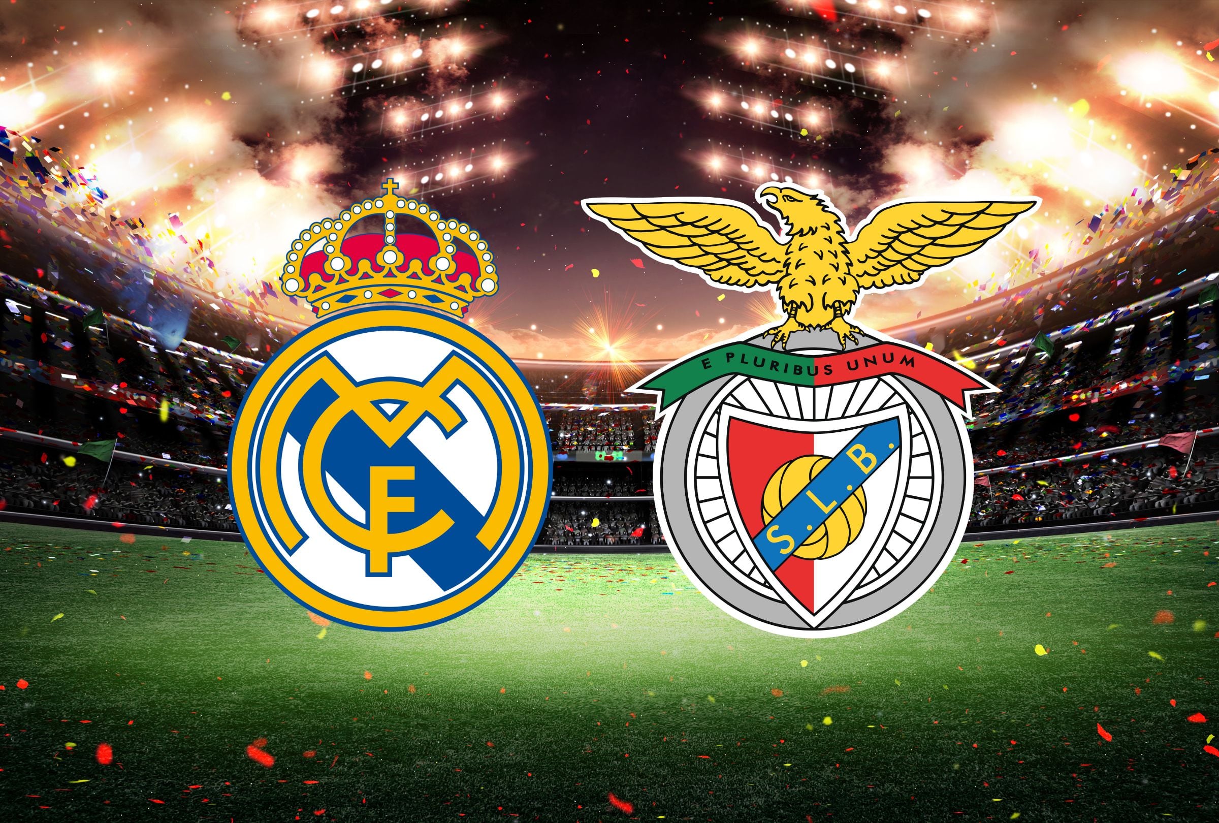 Revisa esta nota para que sepas cómo ver EN VIVO y EN DIRECTO el partido Real Madrid vs. Benfica por la Champions League vía ESPN y Disney Plus. (Foto: Composición Gestión Mix)