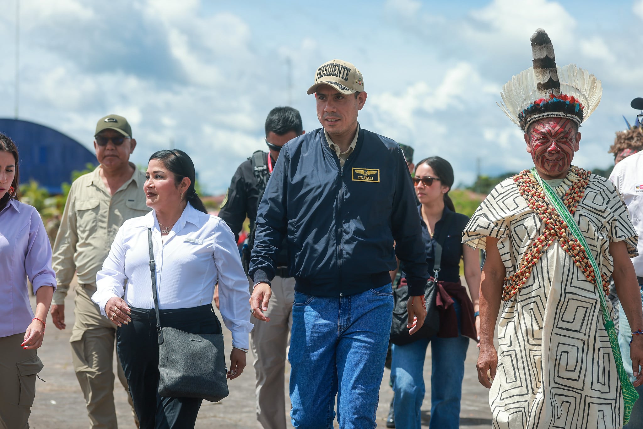 Jerí ha dicho públicamente que admite el error de no registrar la reunión. Foto: Presidencia