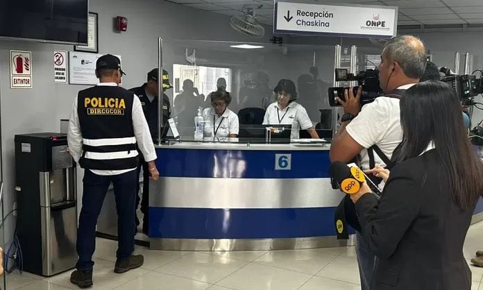 Fiscalía y Policía intervinieron a la ONPE.