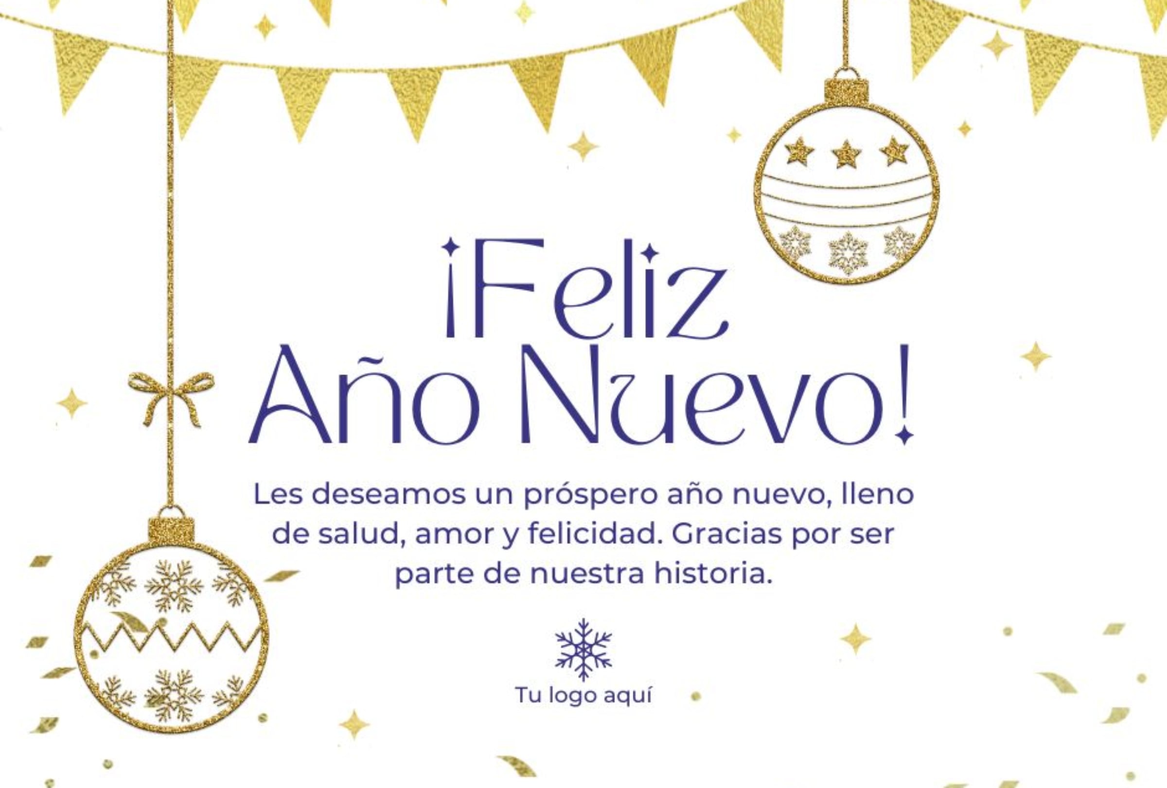 ESTADOS UNIDOS, 25/12/2025.- "¡Esperamos que 2026 sea un año próspero y muy bendecido para ustedes y sus familias! ¡Felices fiestas!" FOTO DE CANVA.COM