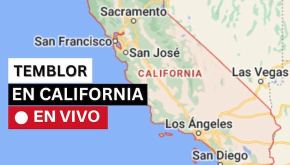 Últimos Sismos en California hoy en vivo, vía USGS | Foto: Google Maps / Composición)