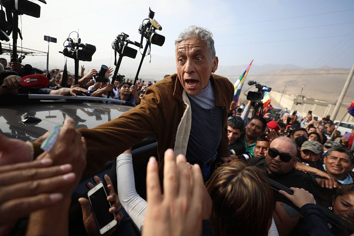 Presidente de Juntos por el Perú, Roberto Sánchez, informó que ha conversado con Humala pero aún es prematuro hablar sobre una mancuerna. (Foto: GEC)