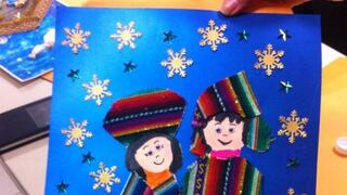 Arte de niños y niñas del Perú se plasmarán en tarjetas navideñas de Unicef