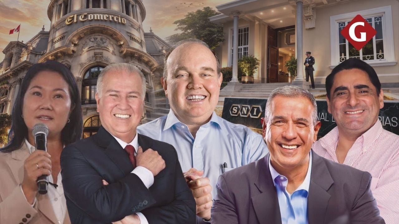 Debate presidencial EC y SNI. Foto composición Mía Ríos para Gestión