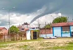 “Nube embudo” oscureció el cielo de Pucallpa