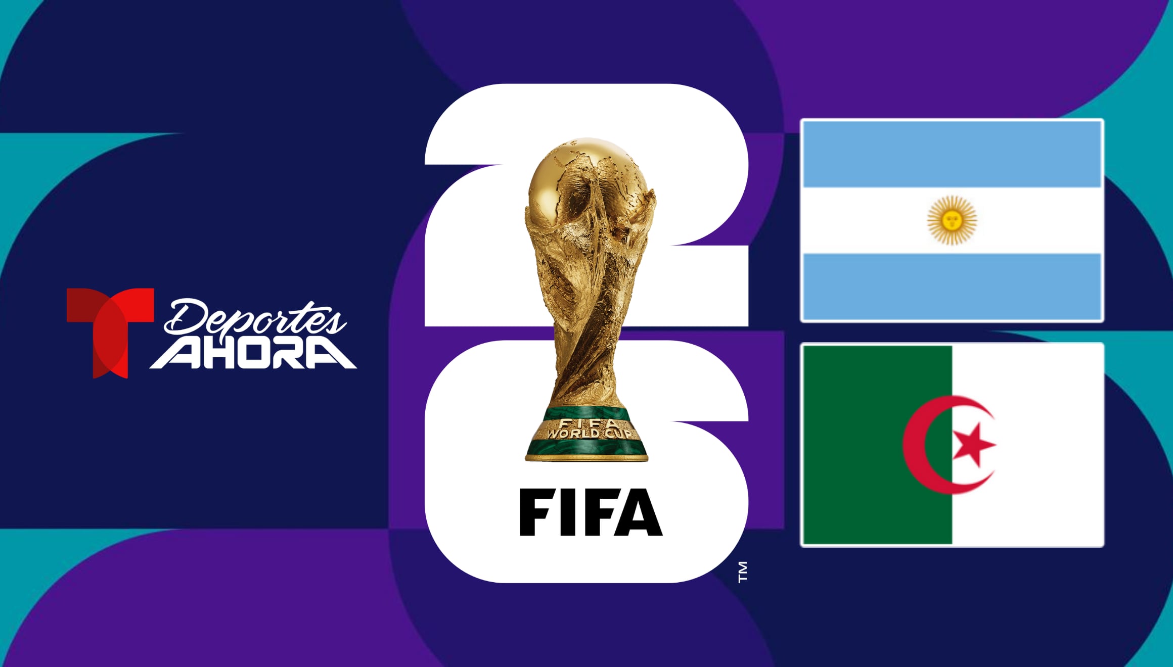 Transmisión en español para la audiencia hispana en los Estados Unidos. Encuentre dónde ver el partido Argentina vs. Argelia en vivo gratis por internet a través de Telemundo Deportes Ahora y la plataforma de streaming de Peacock TV. | Crédito: fifa.com / Composición Gestión Mix