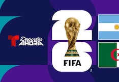 Telemundo Deportes transmitió el partido Argentina 3-0 Argelia por el Mundial 2026