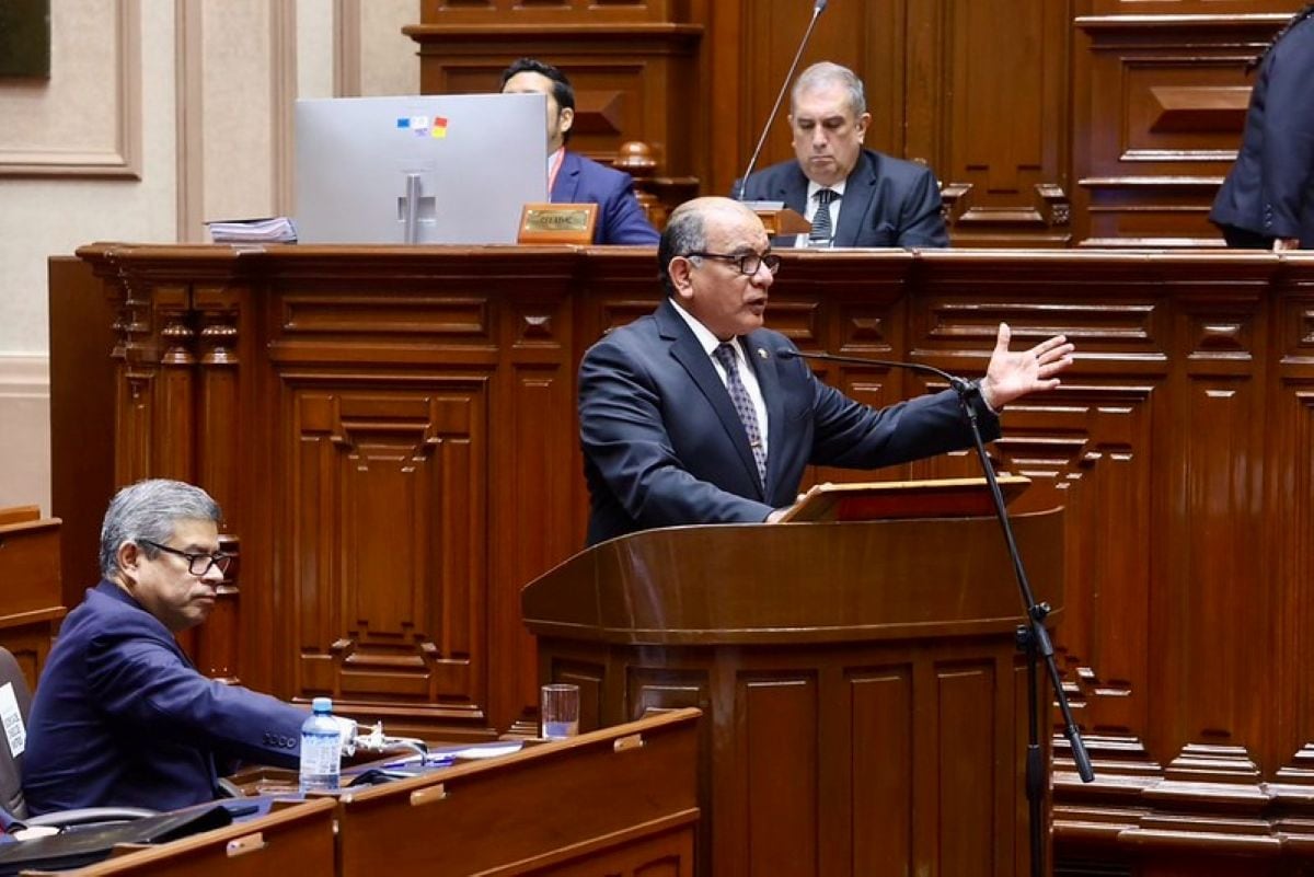 Astudillo pidió al Congreso leyes y presupuesto para fortalecer la inteligencia, tecnología y capacidad operativa de la Policía. Foto: Mininter.