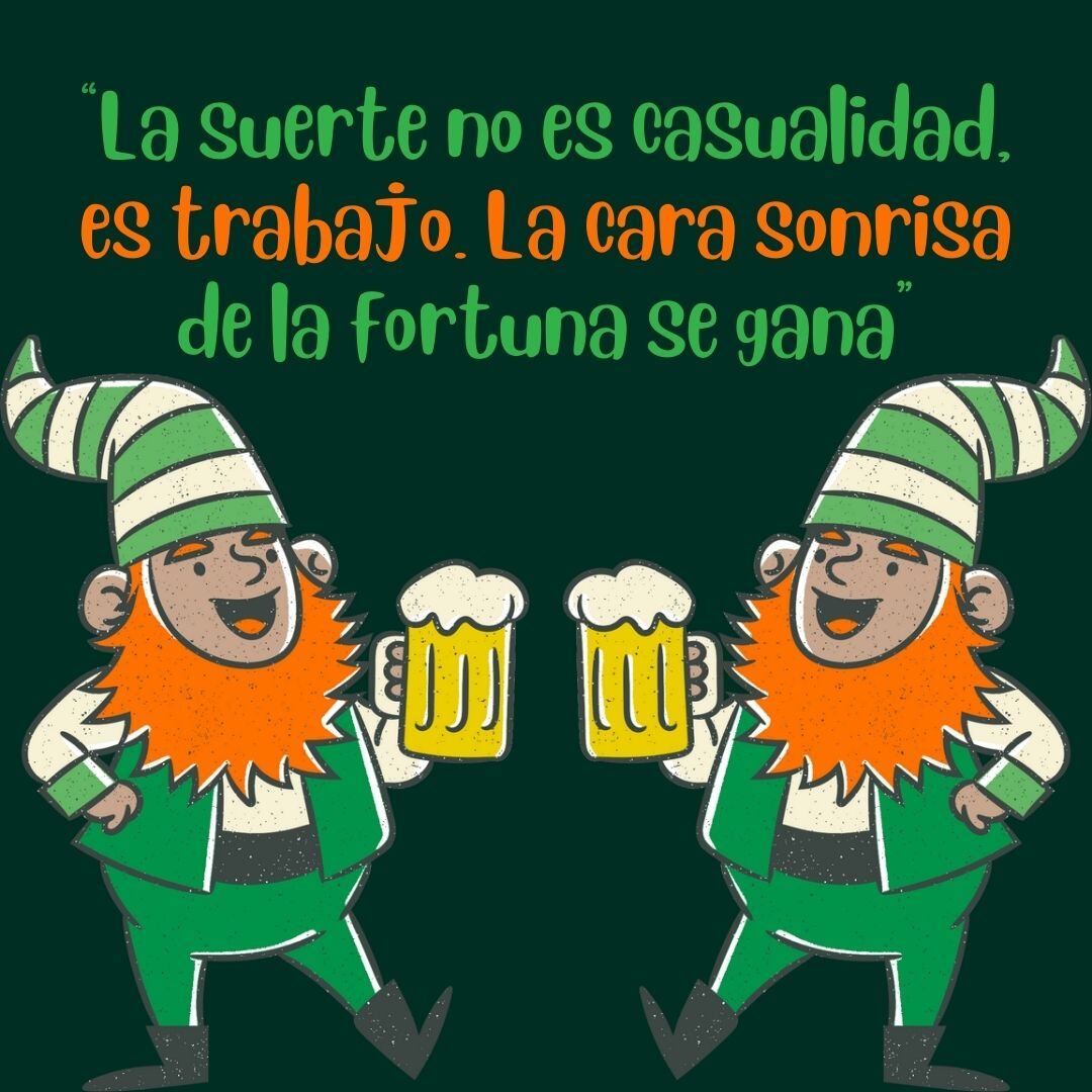 "La suerte no es casualidad. es trabajo. La cara sonrisa de la fortuna se gana". (Foto: Composición Mix/Canva)