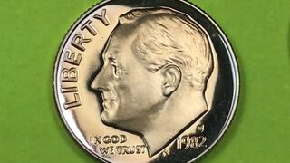 Este es el error por el que la moneda de 10 centavos de 1982 vale hasta US$2,500