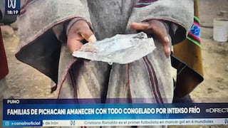 Familias en Puno soportan heladas extremas que afectan sus actividades diarias y alimentación