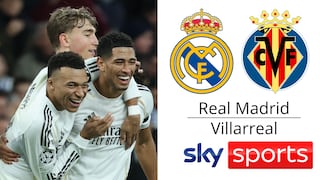 SKY Sports transmitió el partido Real Madrid 2-0 Villarreal por LaLiga (24/01/2026)