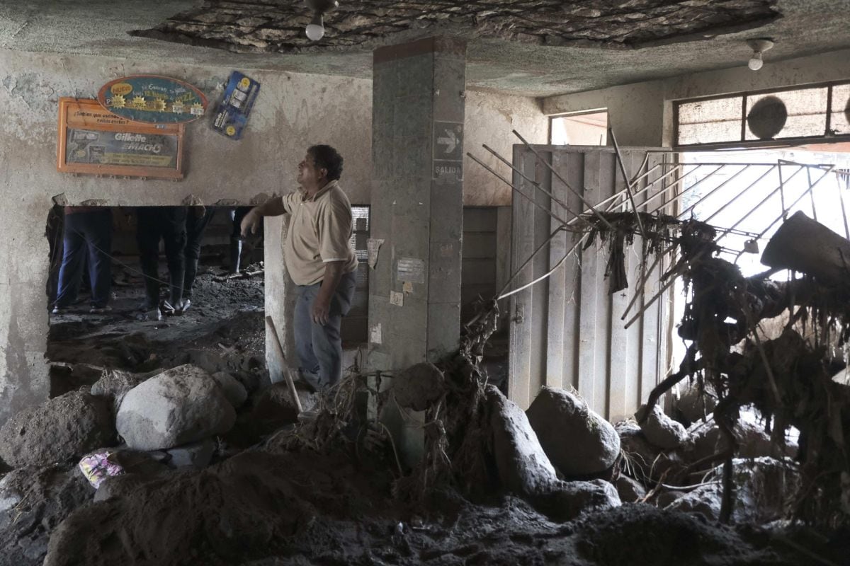 Después de las lluvias, reporta daños a las autoridades. (Foto: EFE/Oswald Charca)