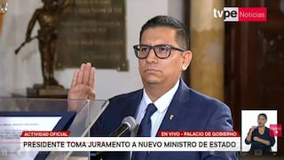 Presidente Balcázar juramentó a Freddy Solano como nuevo ministro de Trabajo