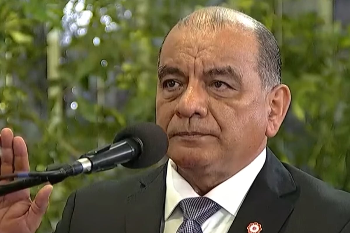 César Astudillo asume el Ministerio del Interior en el gabinete de Luis Galarreta. (Foto: Captura/América Noticias)