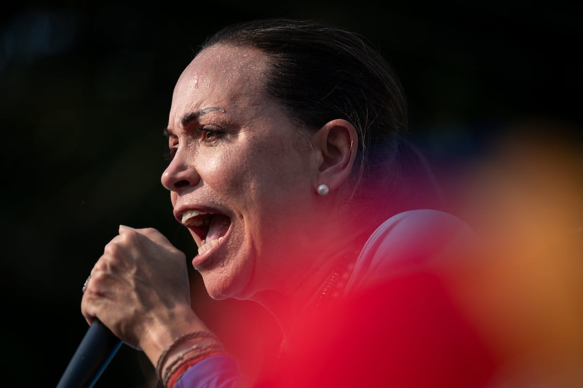 María Corina Machado. (Foto de Gabriela Oraá / AFP).