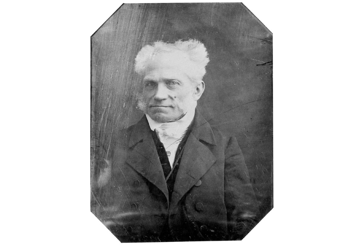 Daguerrotipo de Arthur Schopenhauer en 1845, a los 57 años de edad. | Crédito: Stadt- und Universitäts-Bibliothek