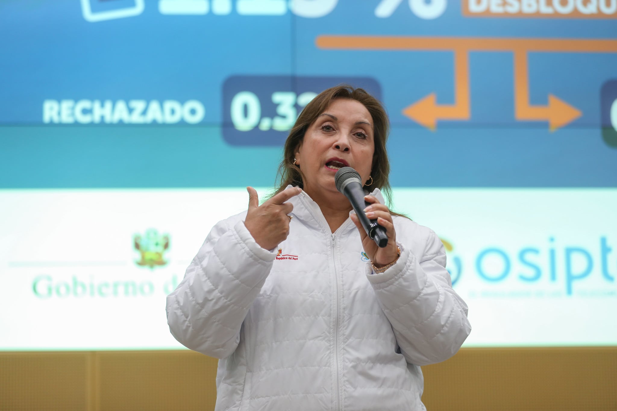 Dina Boluarte llamó a la reflexión a los transportistas y señaló que un paro no resuelve el problema. Foto: difusión.