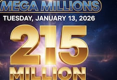 Mega Millions HOY 13/01/2026: números ganadores EN VIVO y resultados del jackpot de $215 millones en EE.UU.