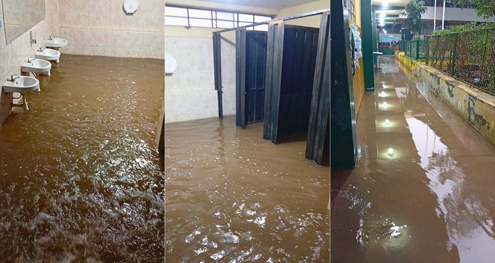 Intensas lluvias inundan colegio Divina Providencia en Socabaya, Arequipa. (Foto: Difusión)