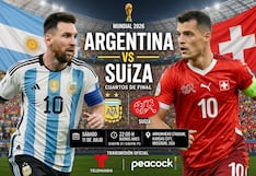 Telemundo Deportes televisó el partido de Argentina vs. Suiza hoy por el Mundial 2026