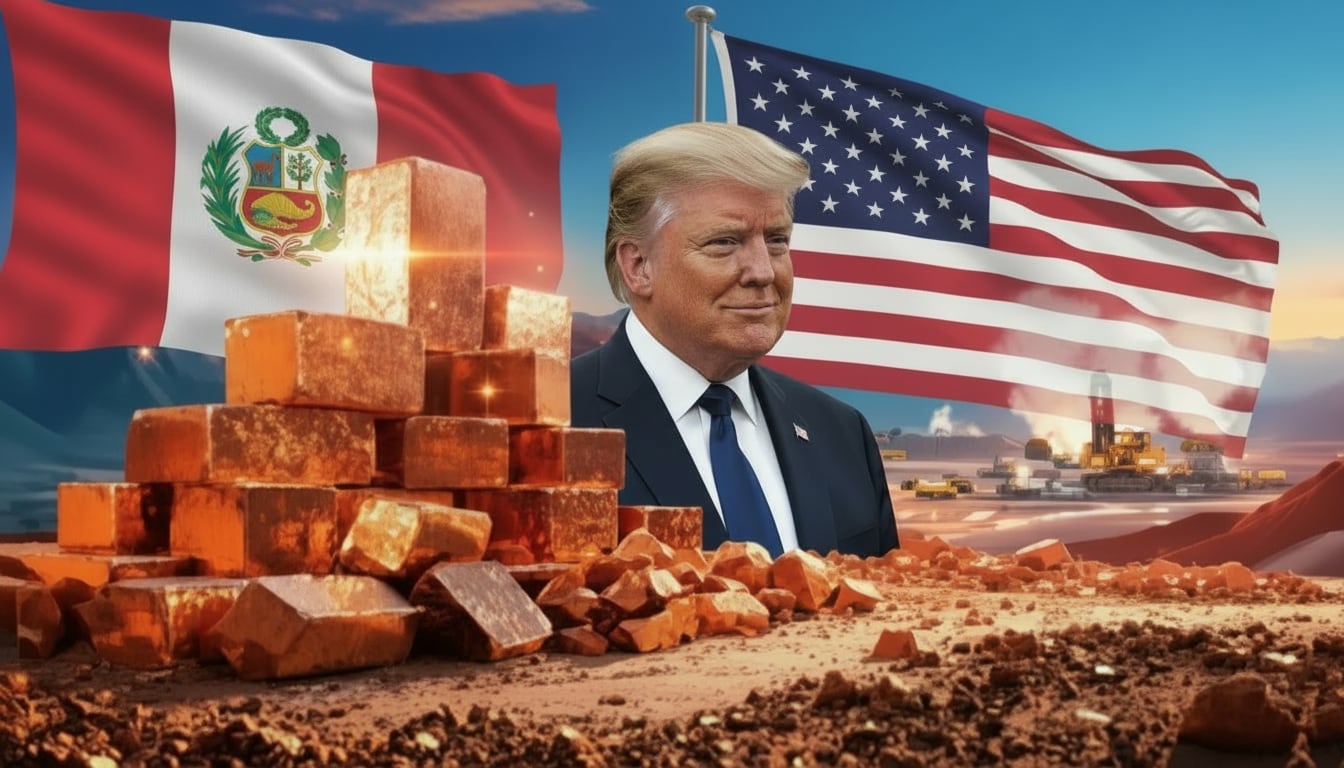 El líder regional en producción de minerales raros en la actualidad es Brasil, con 30. Pero Perú podría acercarse si lograr gatillar su potencial geológico, aseguran expertos. Fotocomposición: Perplexity, Alessandro Azurín, Diario Gestión.