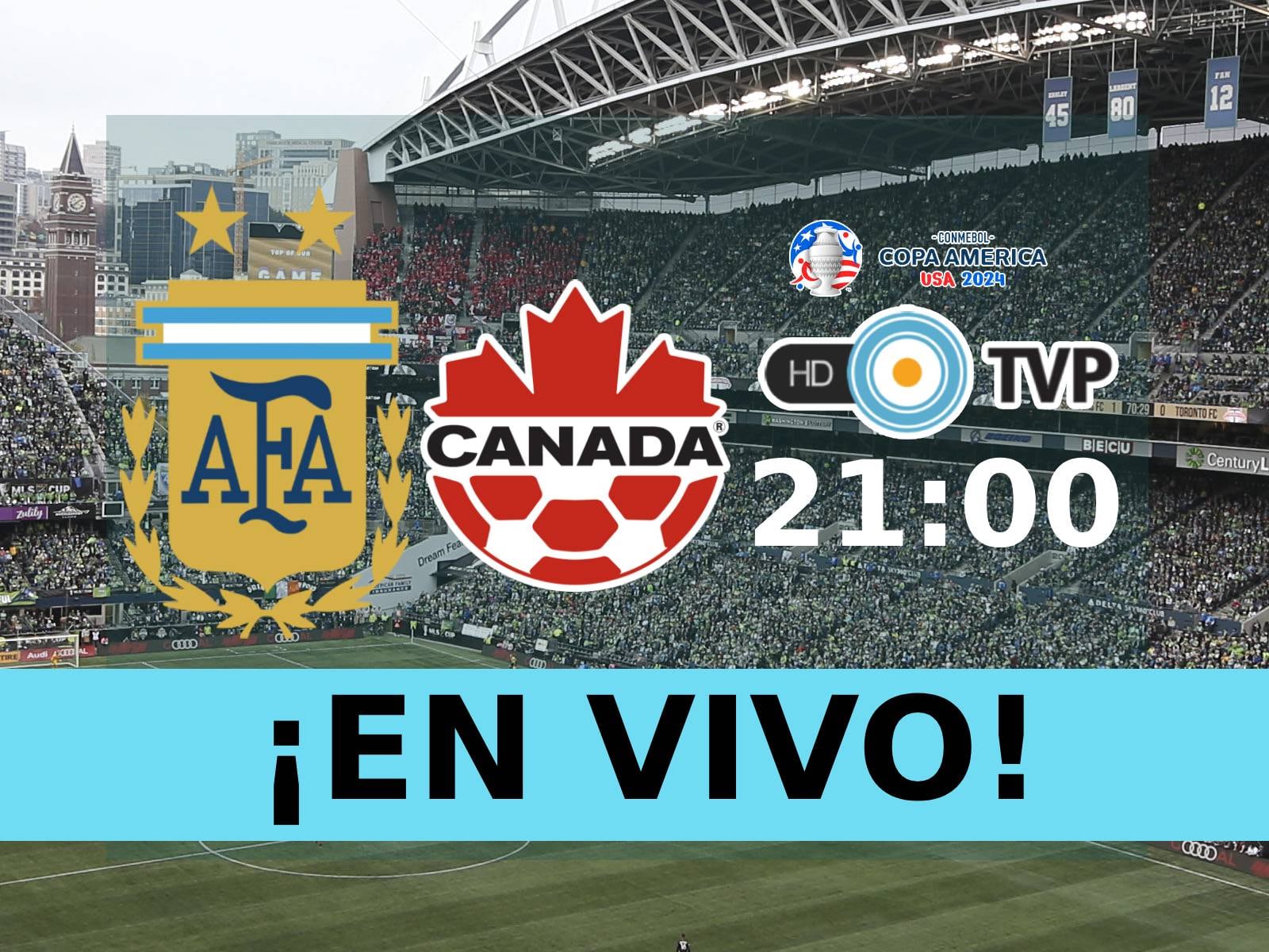 Cobertura oficial de Televisión Pública (Canal 7) para ver el partido de Argentina vs. Canadá por la fecha 1 del grupo A en la Copa América 2024 desde Estados Unidos. (Foto: Noé Yactayo)