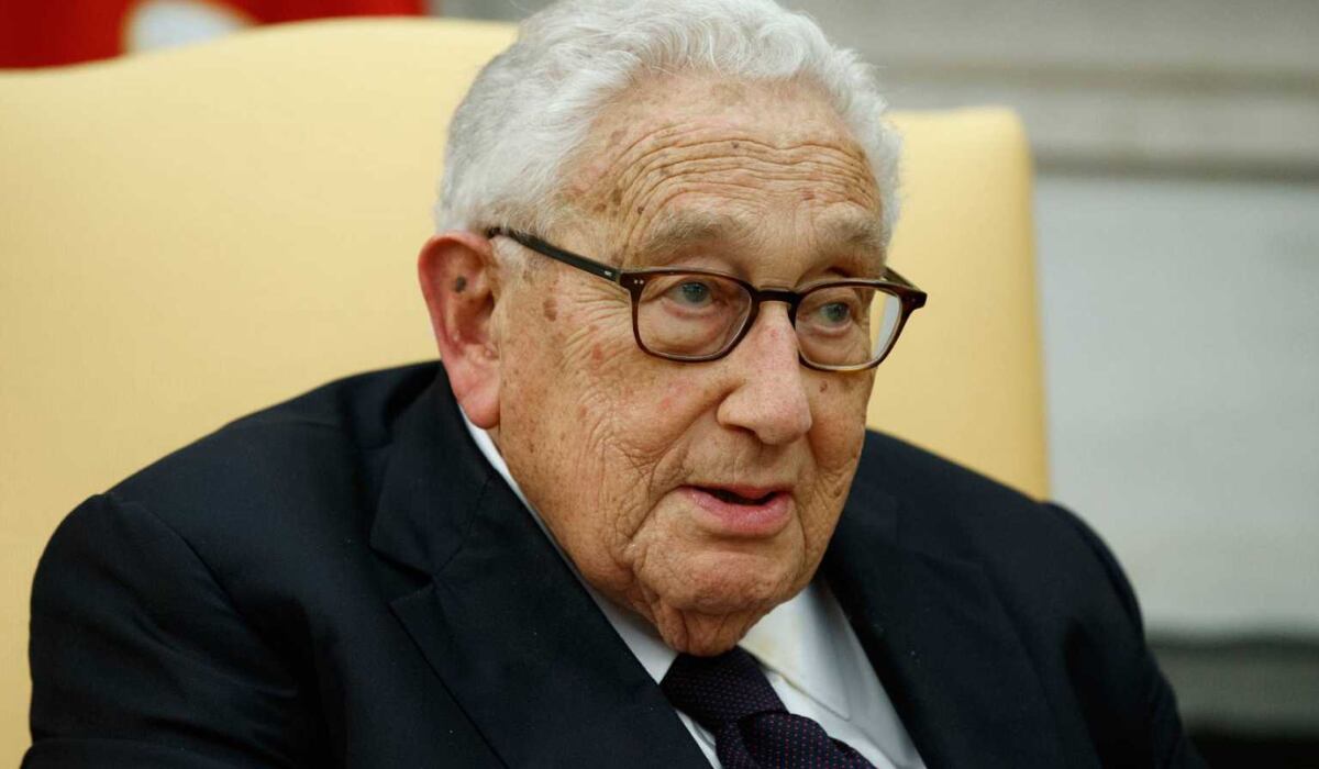 Este miércoles se reportó el fallecimiento de Henry Kissinger (Foto: AFP)