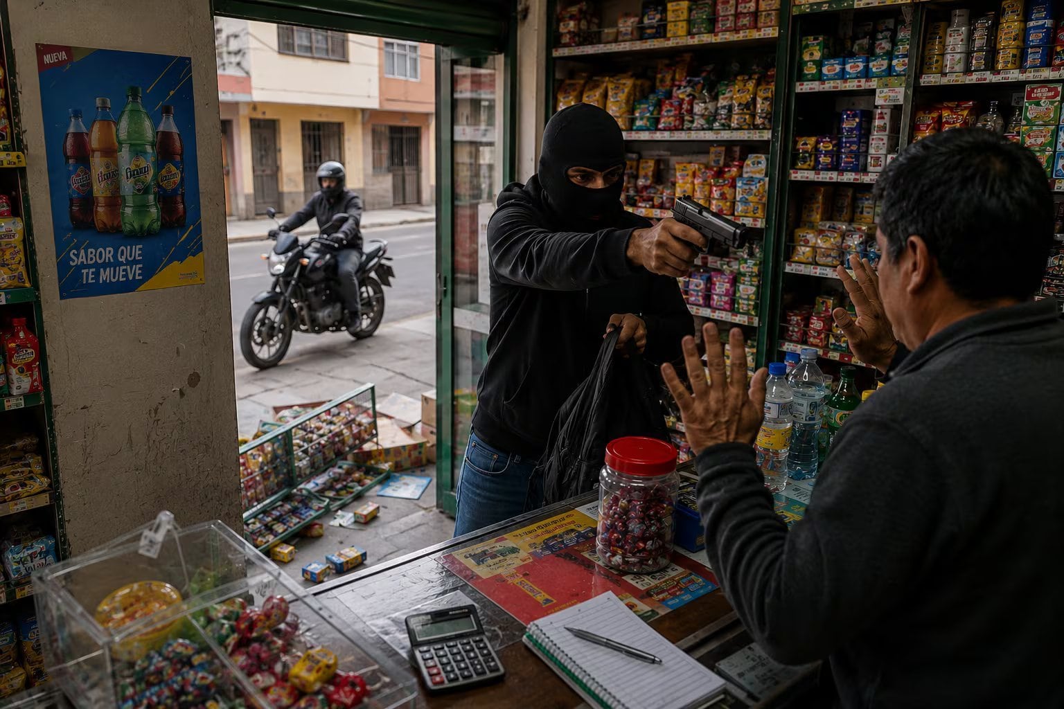 Zevallos recordó que más de 2,600 bodegas cierran cada año en el país por este tipo de actividades, un dato que atribuyó en buena parte al temor.