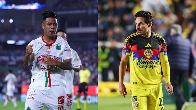 Chivas de Guadalajara se enfrenta a Club América por el Clausura 2026 de la Liga MX, este sábado 14 de febrero (Foto: Composición Gestión / @ClubAmerica / @Chivas)