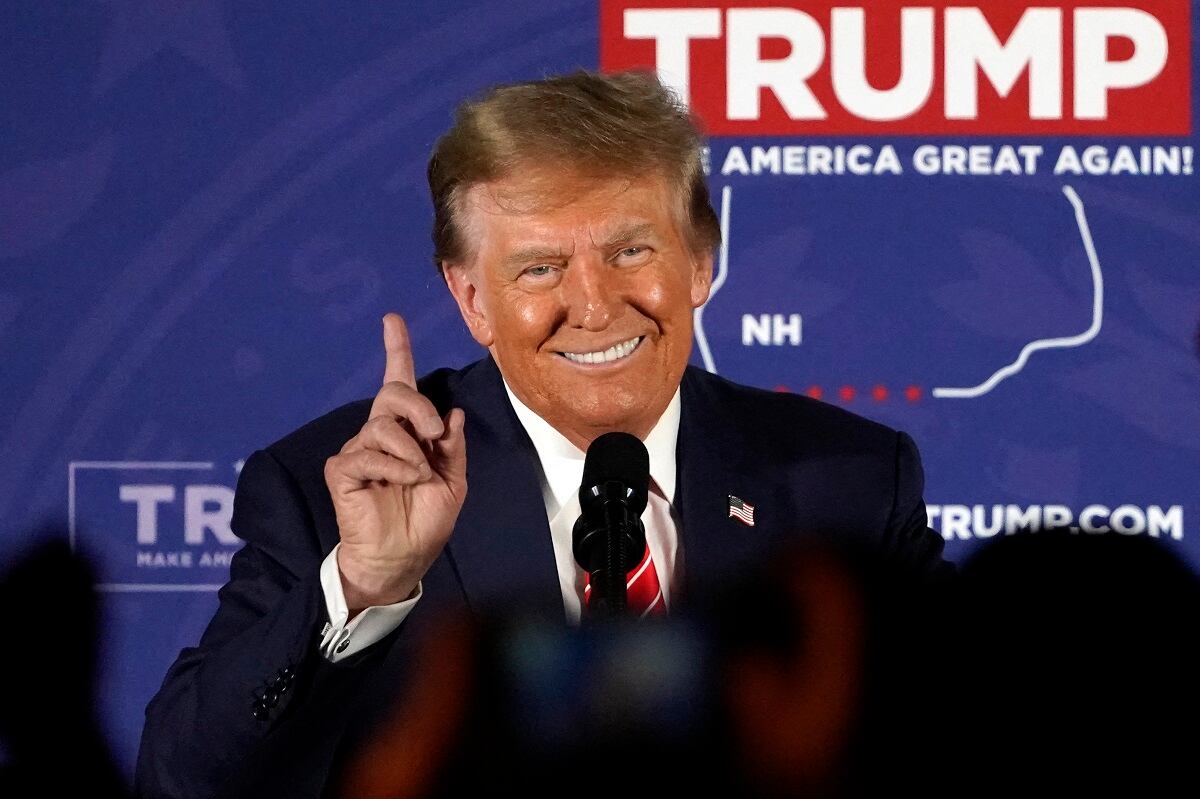 El aspirante presidencial republicano y expresidente estadounidense Donald Trump. (Foto: AFP)