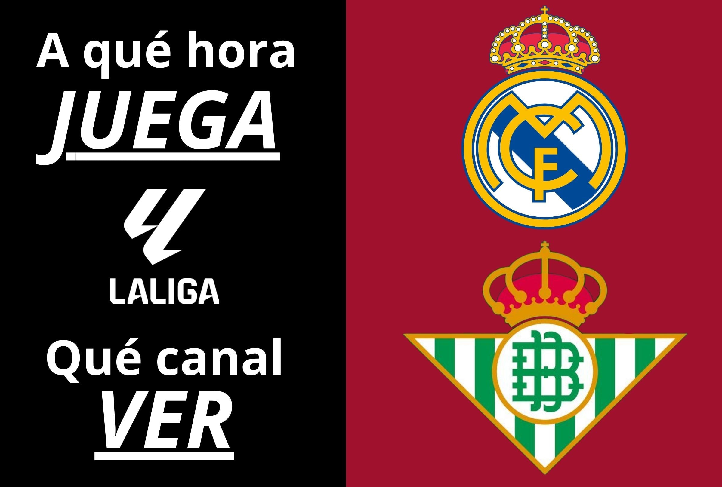 Conoce los horarios y canales de TV para ver el partido entre Real Madrid vs. Real Betis por la jornada 4 de LaLiga 2026-206 desde La Cartuja. (Foto: Composición Mag)