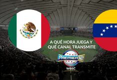 ¿A qué hora juega y qué canal transmite México vs. Venezuela por Premier 12 2024?