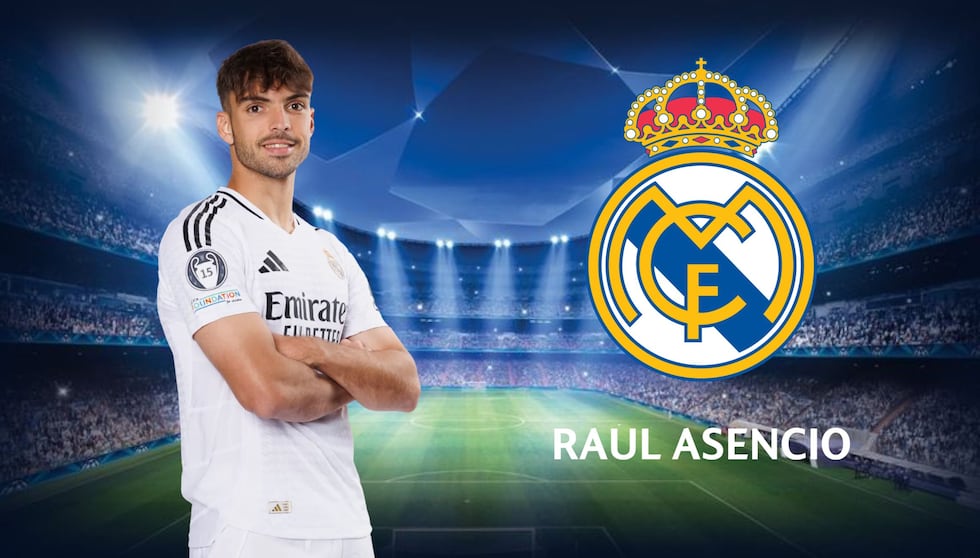 Raúl Asencio, defensa del Real Madrid. | Crédito: UEFA / Composición Mix