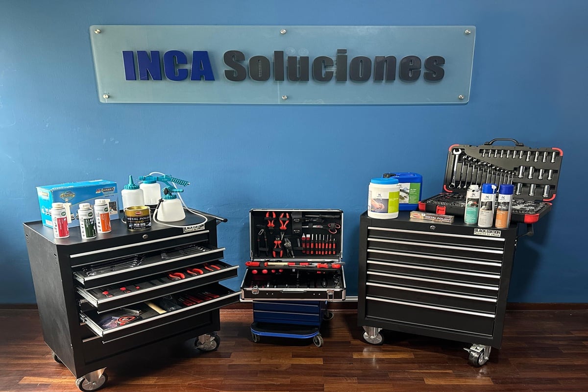 Portafolio de más de 700 productos entre herramientas, químicos, aditivos y soluciones de mantenimiento. (Foro: Inca Soluciones)