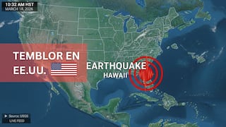 Temblor en EE.UU. EN VIVO hoy, 27 de marzo 2026: hora exacta, magnitud y dónde fue el epicentro del último sismo