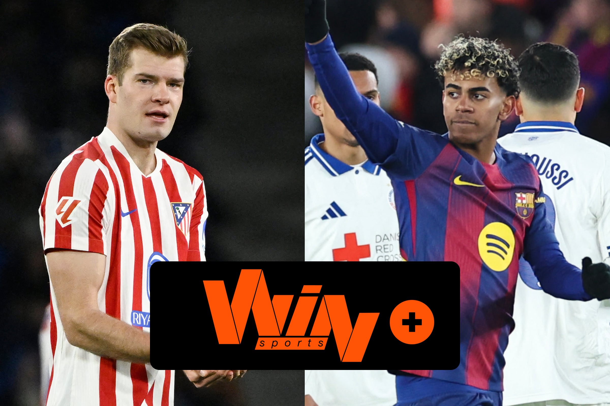 Desde Colombia, vea la señal de Win Sports para seguir el partido de Atlético de Madrid vs. FC Barcelona, por la semifinal ida de la Copa del Rey 2026. (Fotos: AFP / Composición MAG)