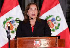 Dina Boluarte justificó declaraciones en las que señaló que el Perú está en calma y paz