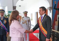 Dina Boluarte acompaña a Daniel Noboa en la inauguración de su nuevo mandato presidencial