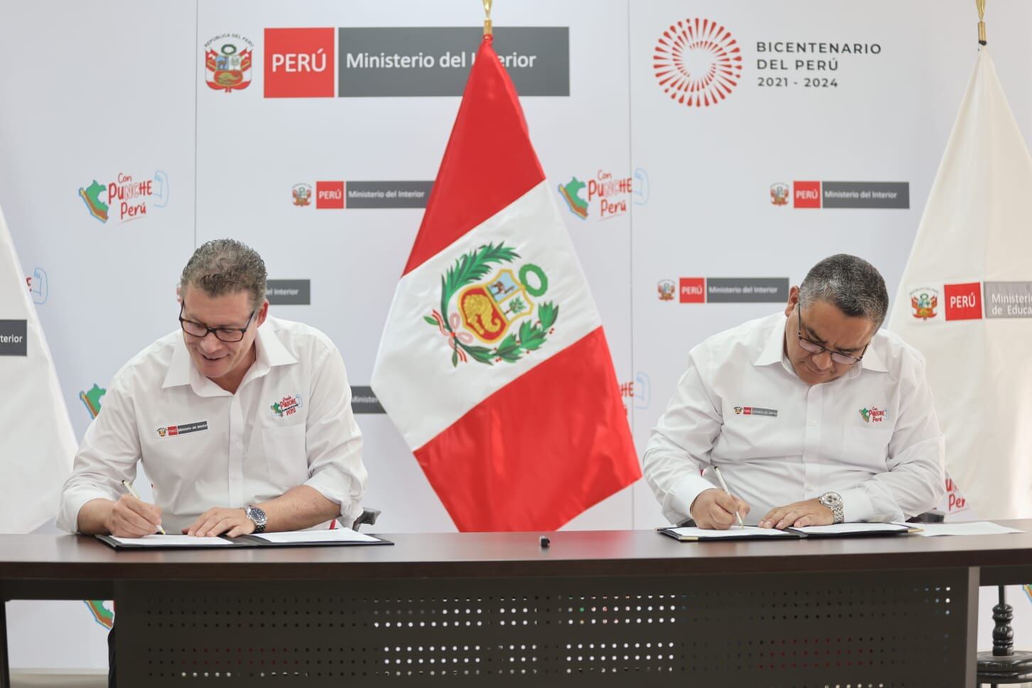 Según Quero, desde la Fiscalía se pretende dar un golpe blando contra el gobierno de Dina Boluarte. Foto: Mininter