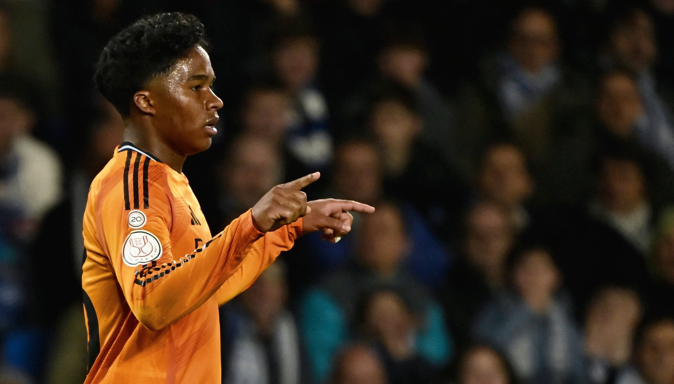 Endrick marcó el gol de la victoria a favor del Real Madrid en Anoeta (Foto: AFP)