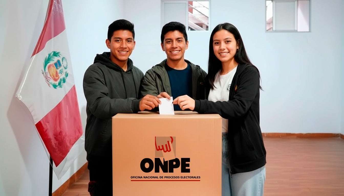(¿Qué dice la RENIEC sobre los nuevos votantes de las elecciones de 2026? Crédito: Senaju - Ministerio de Educación)