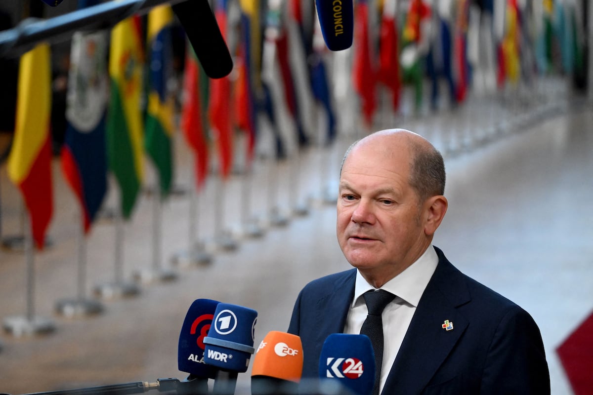 Scholz rechaza los discursos fatalistas. (Foto por Emmanuel DUNAND / AFP)