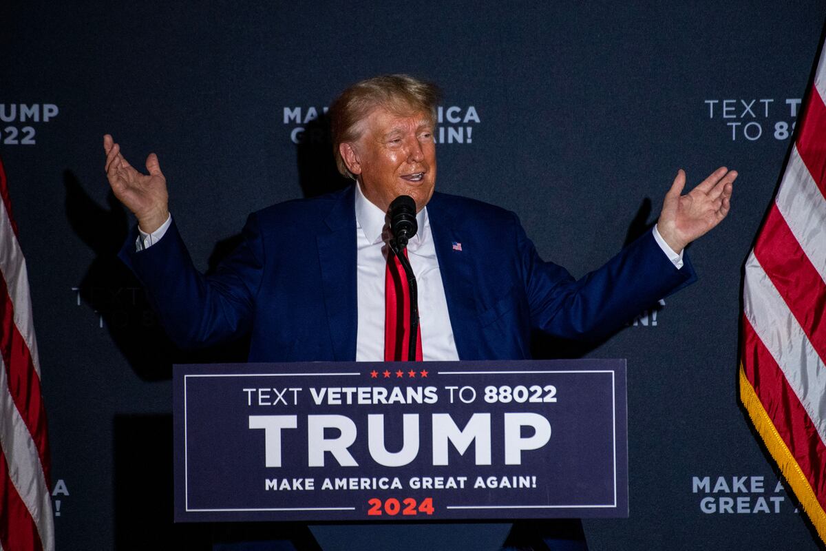 El ex presidente de Estados Unidos y aspirante a la presidencia de 2024, Donald Trump. (Foto de Joseph Prezioso / AFP)